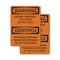 Signmission Private Property No Sitting On The Steps OSHA Warning Sign, Vinyl Decal, 10in W x 14in L, 2PK OS-2PACK-WS-D-1014-L-12778 - alternate 1